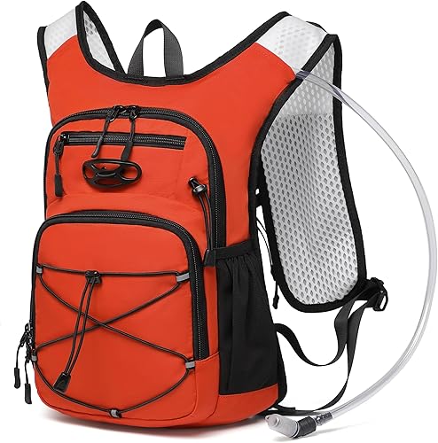 Miniatura 27 de Mochila de hidratación ligera Wotony con vejiga de agua de 2L O 3L para ciclismo, senderismo, rave - Mochila de agua para hombres y mujeres