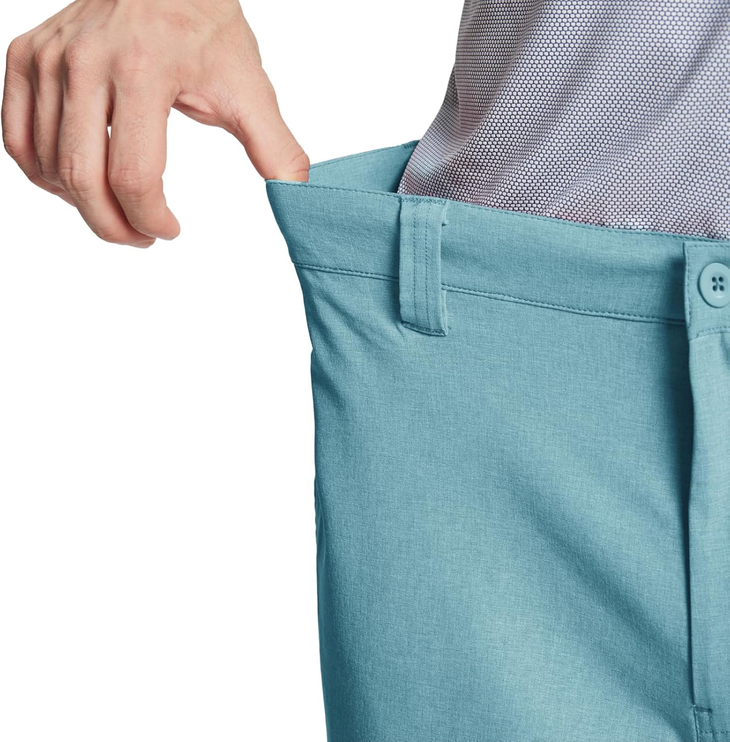 M MAELREG Golf Shorts Men 7 inch 9 inch Lightweight Dry fit Stretch Flat Front Casual Sport Heather Hybrid Flex Mens Shorts