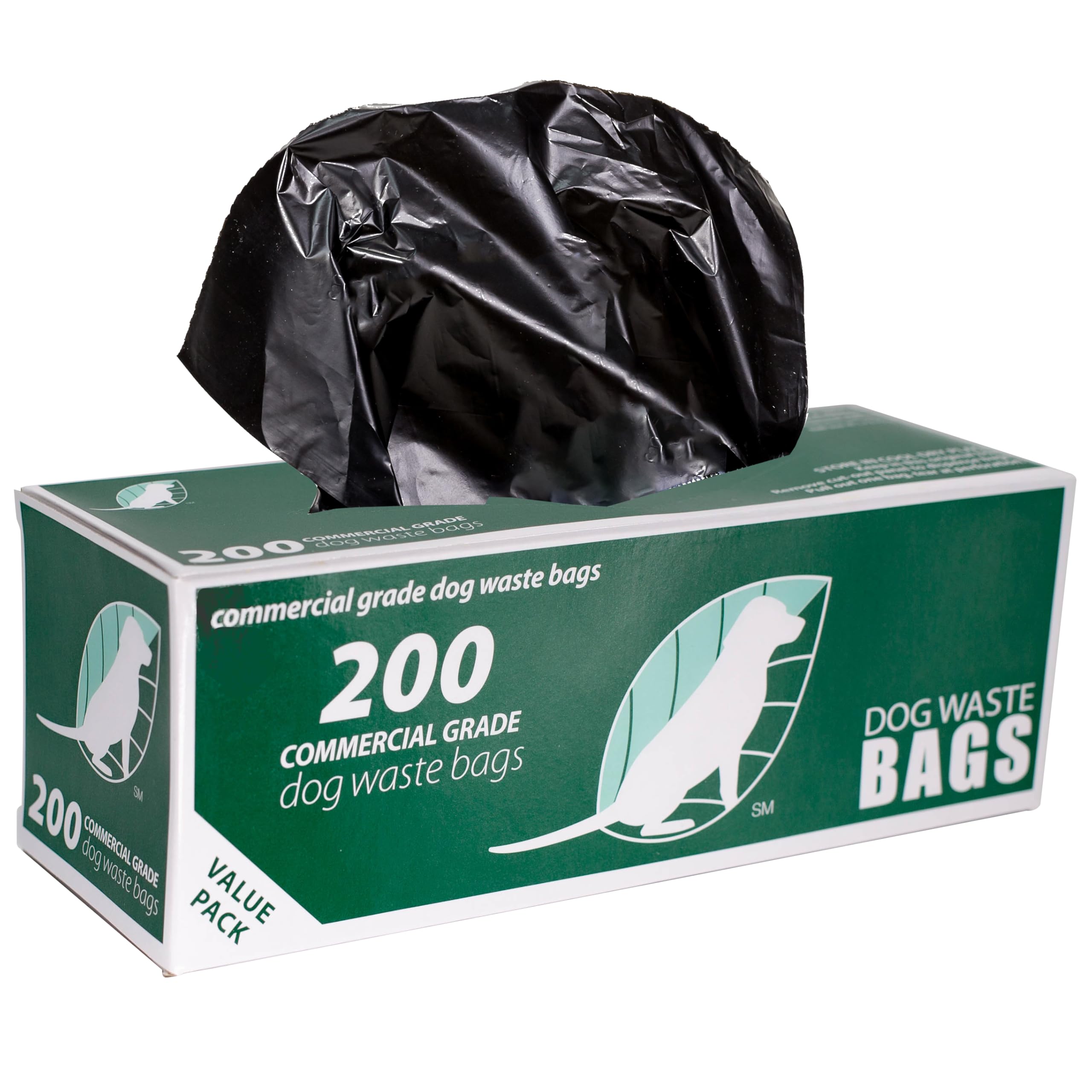 Zero Waste USA - 200 Commercial Grade Dog Waste Station Refill Roll Bags - (Most Popular) - 40% Thicker than competitor brands - Fits Any Dog Waste Station - 1 Roll of 200 bags per roll
