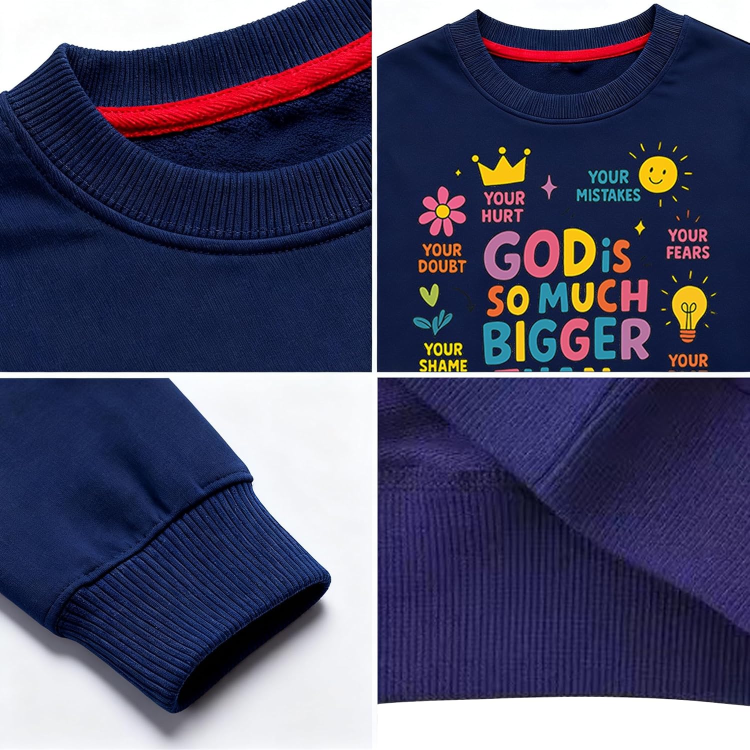 Boys Cotton Crewneck Sweatshirt Size 2-10 Years Toddler Boys Kid Graphic Shirts - Image 4