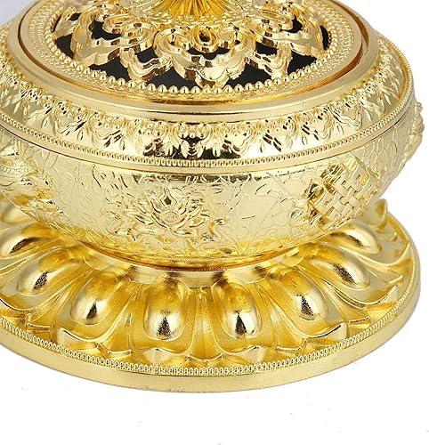 Miniatura 7 de Adorno artesanal a prueba de óxido, soporte de incienso, incensario, quemador de incienso de humo de aleación de aluminio para decoración del hogar