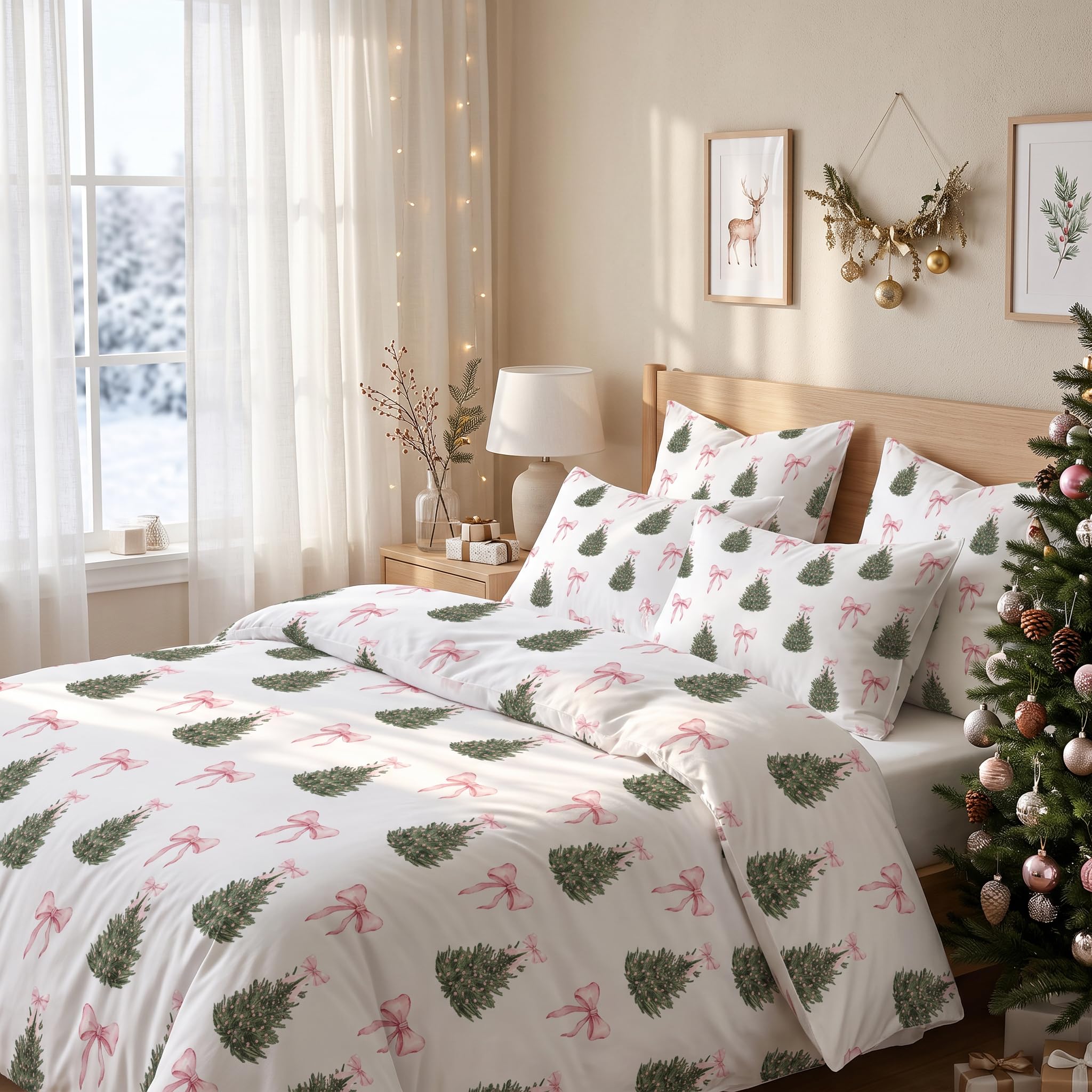 Floral Comforter Set Queen - Elegant Black Flower Bedding -22
