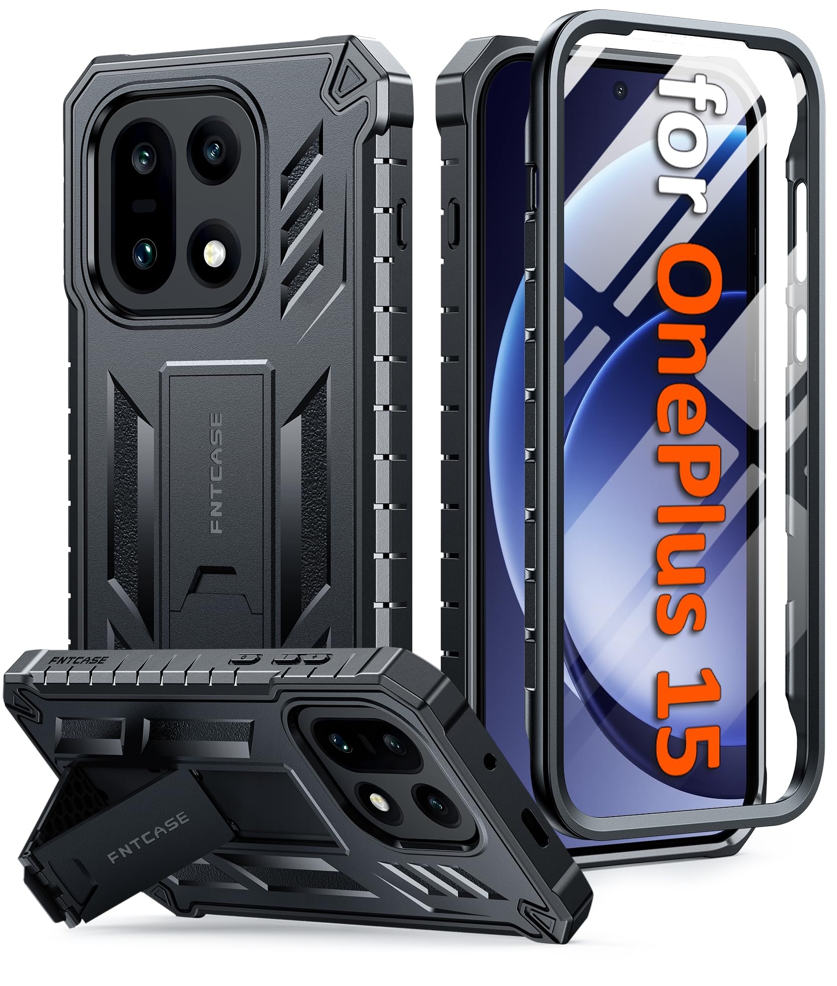 Amazon.com: FNTCASE for OnePlus 15 Case, Built-in Screen Protector