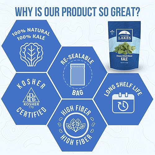 Miniatura 4 de Thousand Lakes - frutas y verduras congeladas secas  paquetes individuales