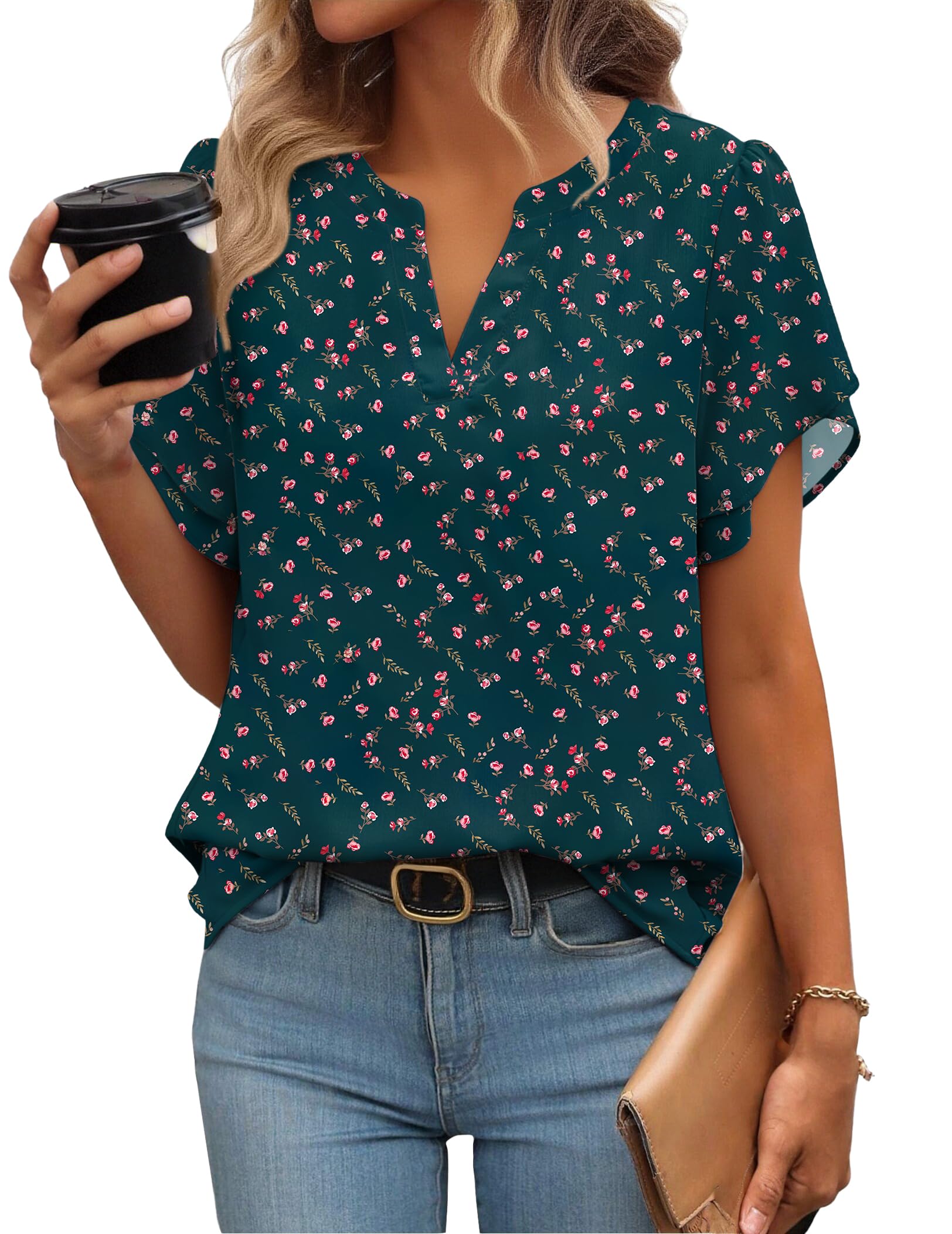Zeagoo Womens Dressy Casual Blouse