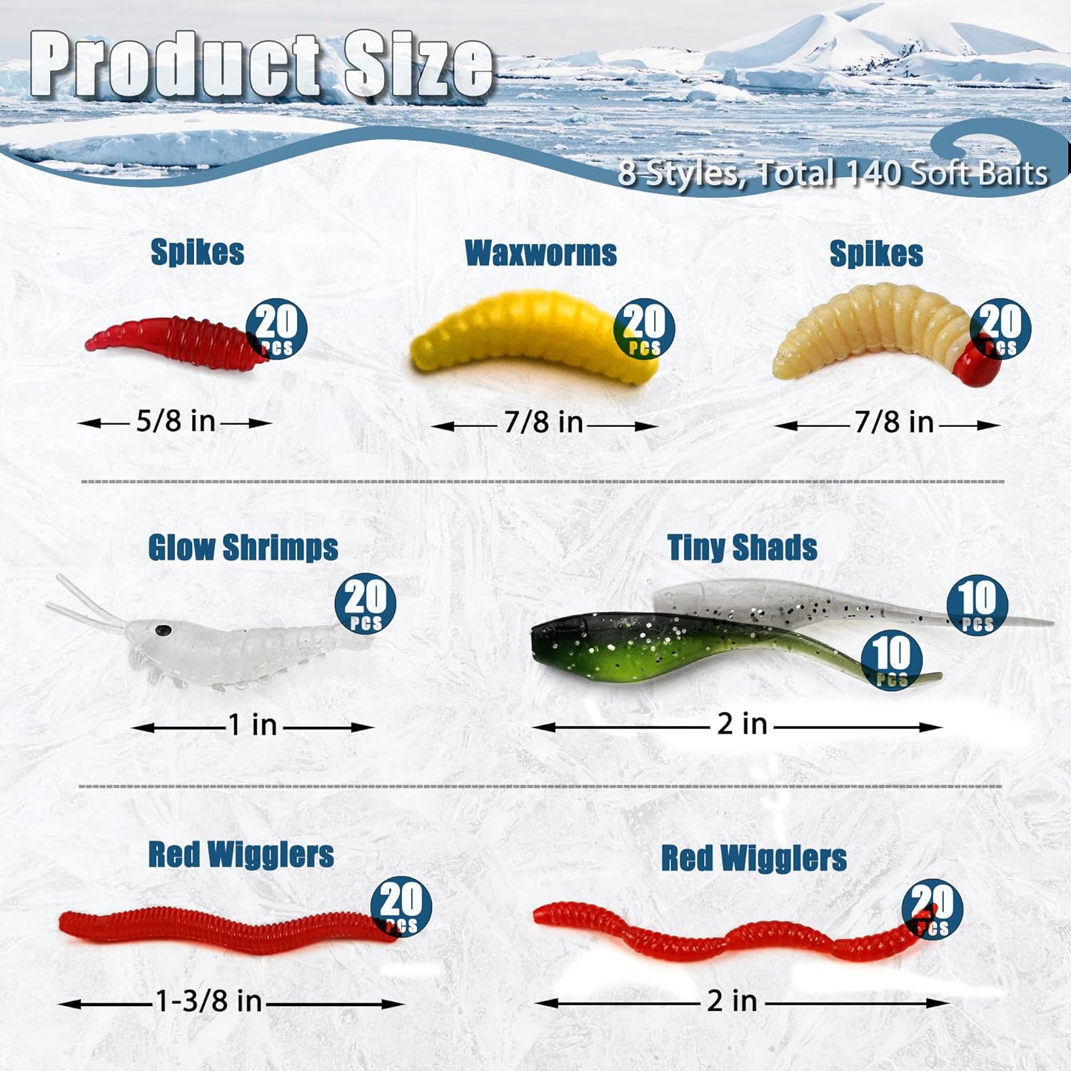 タングステンアイスフィッシングジグルアー、160個入り グローマイクロタングステンウィンタージグヘッドフック ソフトプラスチックワー