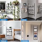 VyGrow 8-Tier Organisateur de garde-manger avec panier réglable, Organisation de porte de garde pour rangement de cuisine de cellier Spice Rack