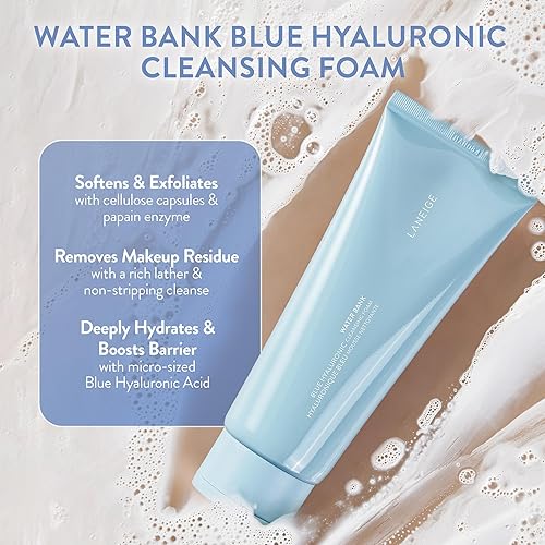 Miniatura 3 de LANEIGE Water Bank Blue Hyaluronic Cleansing Foam - Limpiar e hidratar
