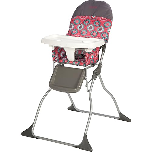 Cosco Kids Highchair for Baby, Simple Foldable High Chair, Convenient, Lightweight, and Compact Design, Posey Pop