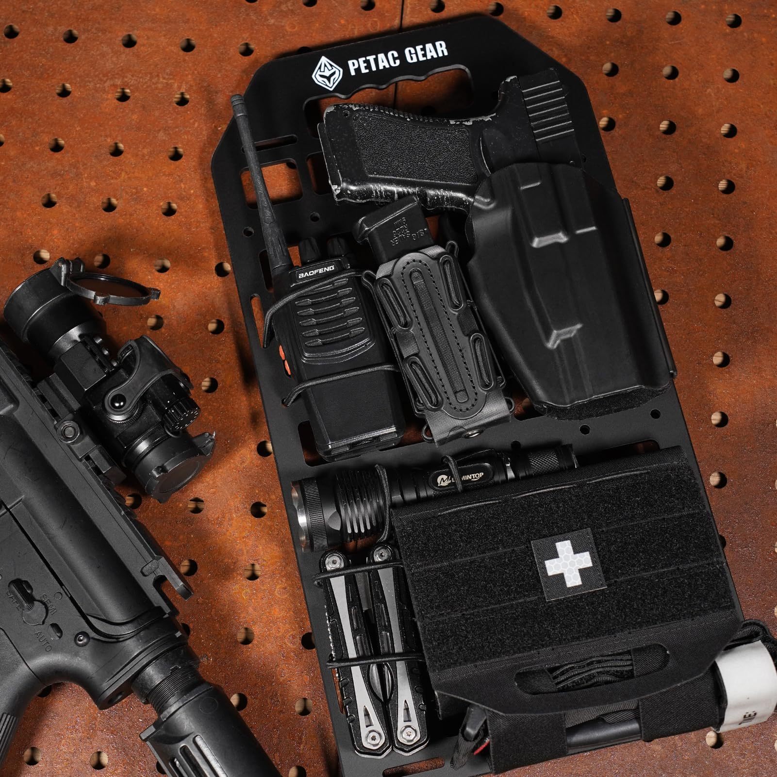 Amazon.com: PETAC GEAR Rigid Insert MOLLE Panel Portable Gear