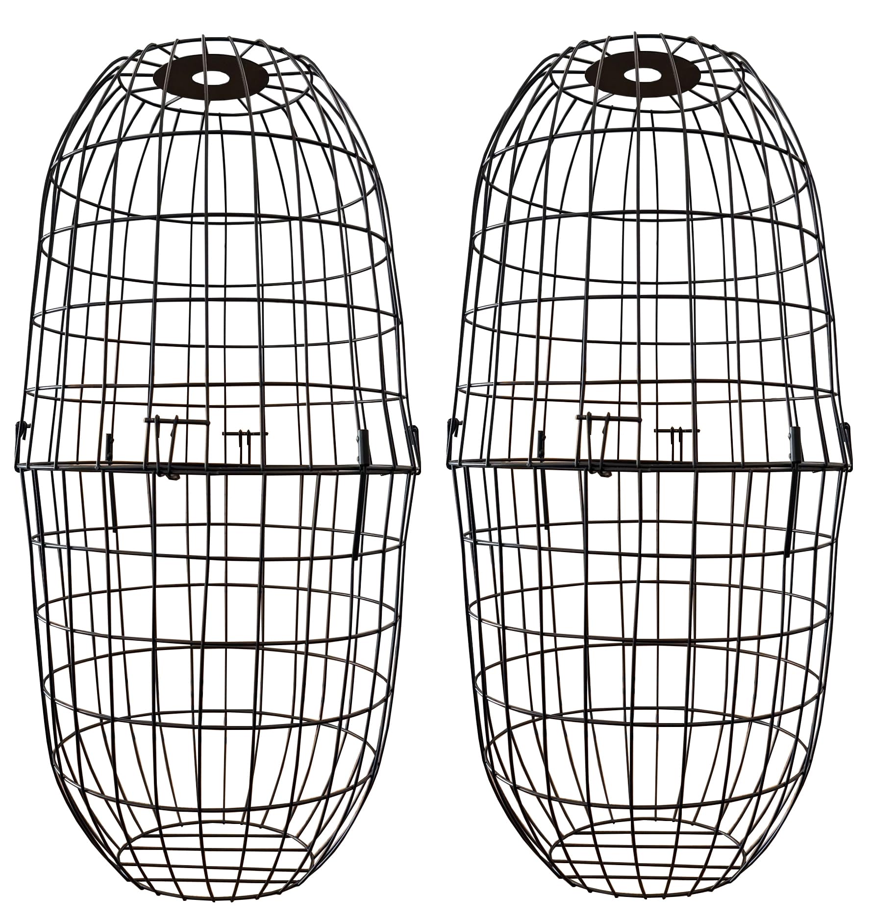 Selections Large Squirrel Proof Hanging Bird Feeder Protection Cage (Pack of 2)