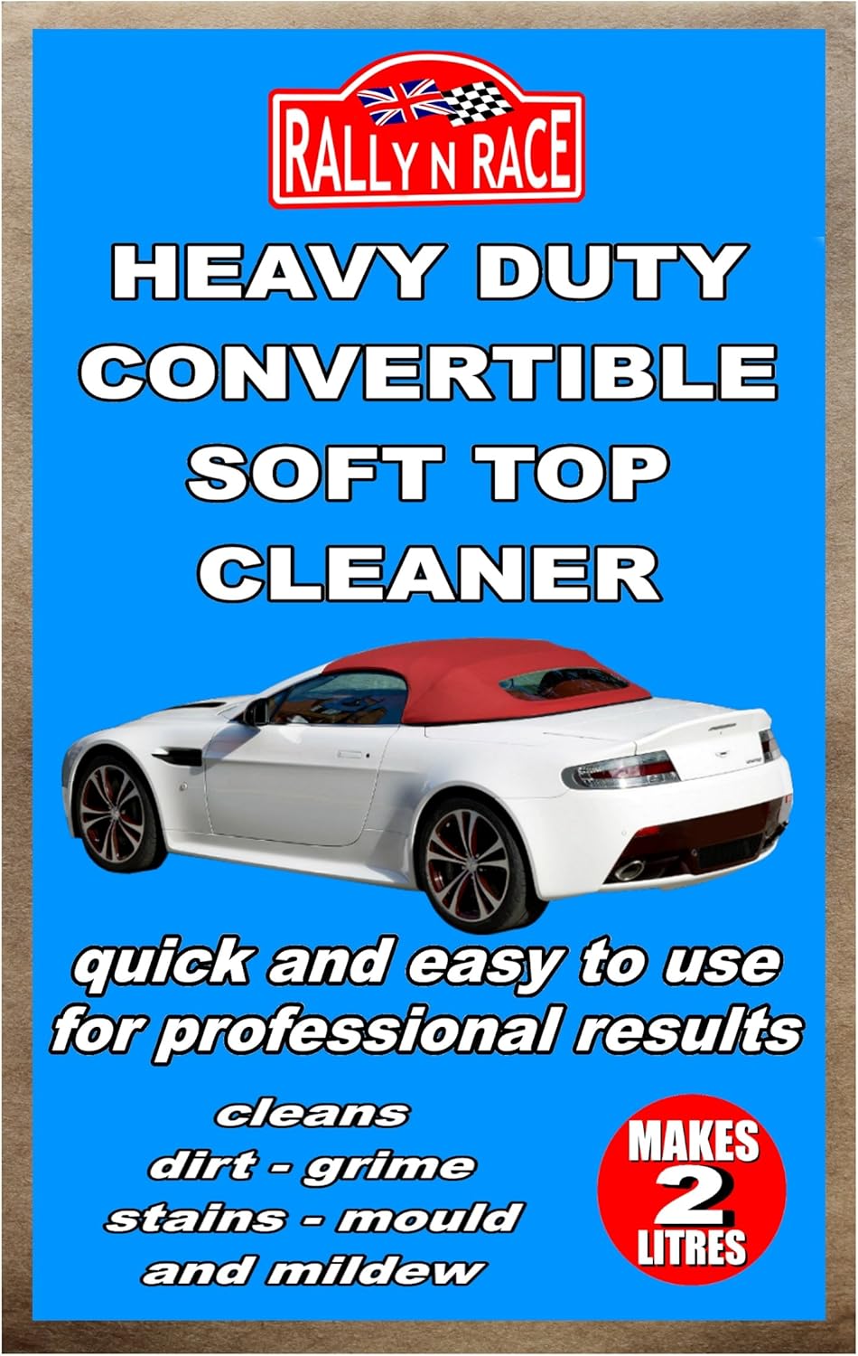 Rally N Race Heavy Duty Convertible Soft Top Cleaner Amazon.co.uk Automotive