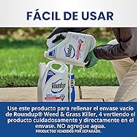 Vista 11 de Roundup Weed & Grass Killer₄ Recarga, Uso en y alrededor de macizos de flores, árboles, calzadas, caminos y más, 1.25 galones