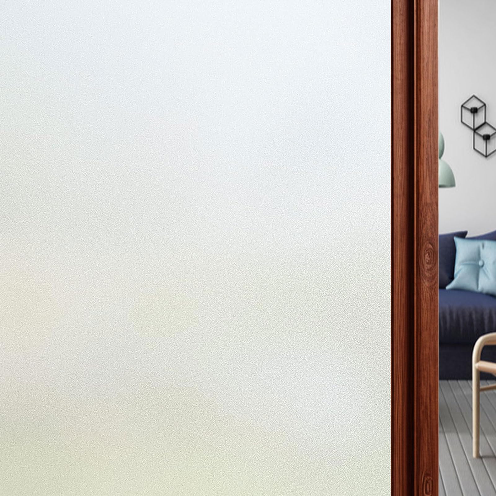 Film Fenetre Anti Regard Occultant 50 x 420 cm Opaque Bon Intimité Anti UV Film pour Vitre Protection Intimité pour Bureau Maison Salle, Mat Pur