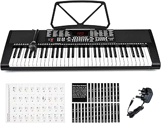 61 Key Electronic Keyboard | Digital Piano | Electric Piano for Adults | Music Keyboard | Piano Keyboard (Classic)