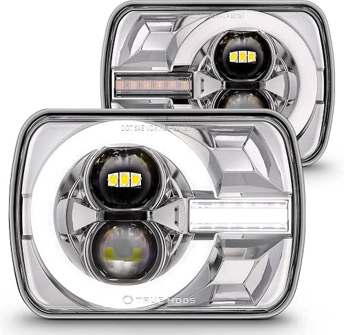 TRUE MODS 5x7 7x6 Inch H6054 6054 LED Headlights Bright