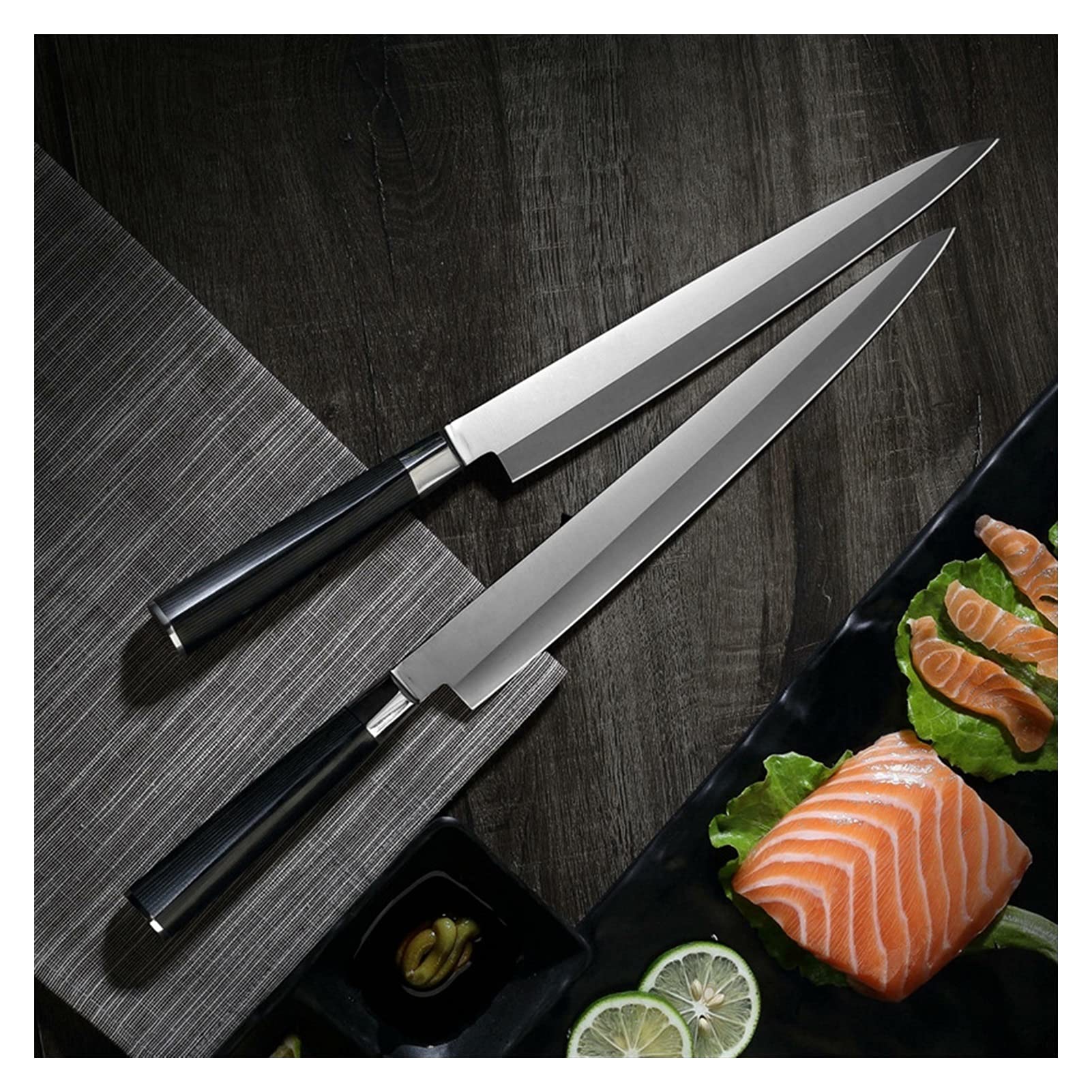 Lachsmesser Küche Sashimi Sushi Yanagi Fischfilet Chefmesser Küchenzubehör Kochen Messer Werkzeuggriff Küchenmesser (Color : 10 inch)