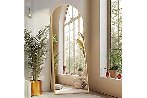 Sweetcrispy Arched Full Length Mirror - Your Ultimate Gold Bedroom Decor Upgrade
