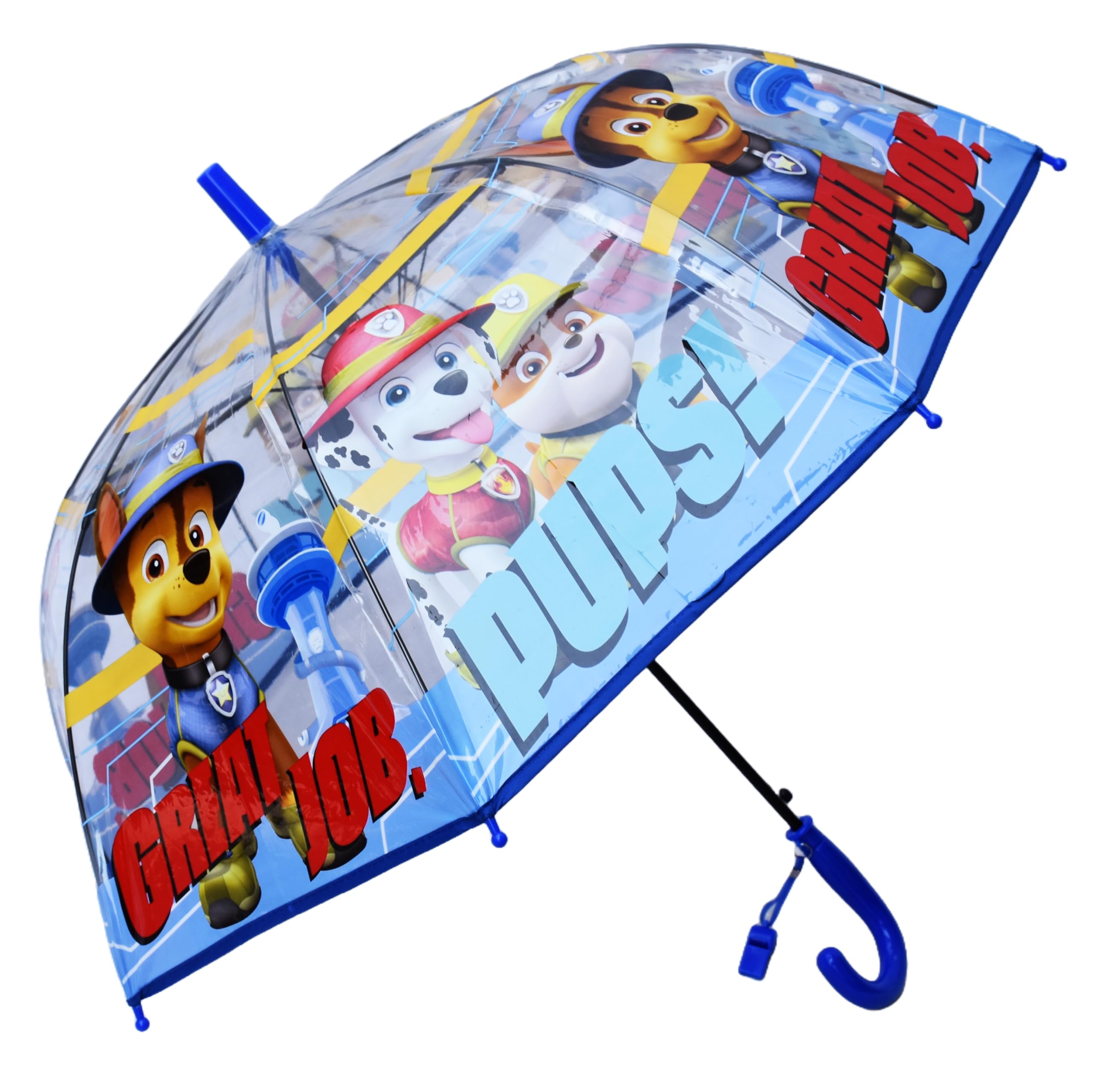 CHAATEWALA™ Dog Print Transparency Children Dome Umbrella for Boys Umbrellas for Children, Cartoon Umbrella for Kids, Cartoon Umbrella Chatri for Kids