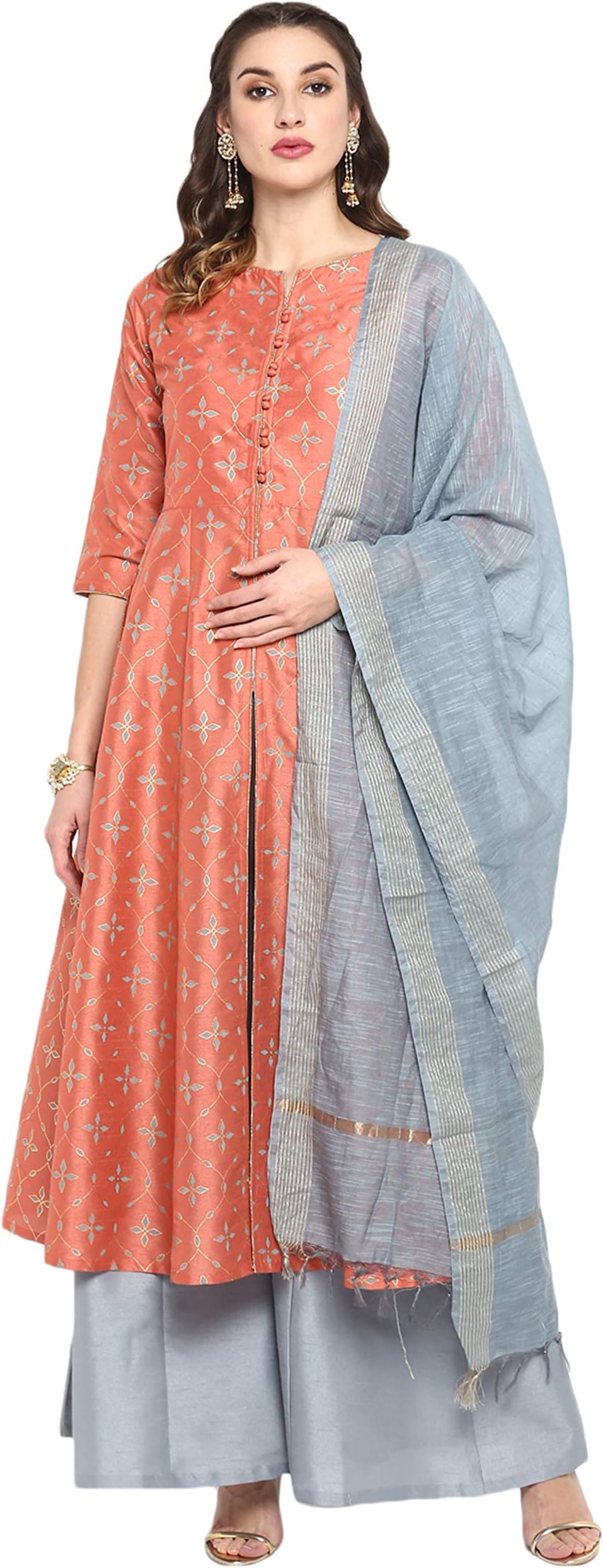 JanasyaIndian Women's Traditional Ethnic Festive Kurta Set
