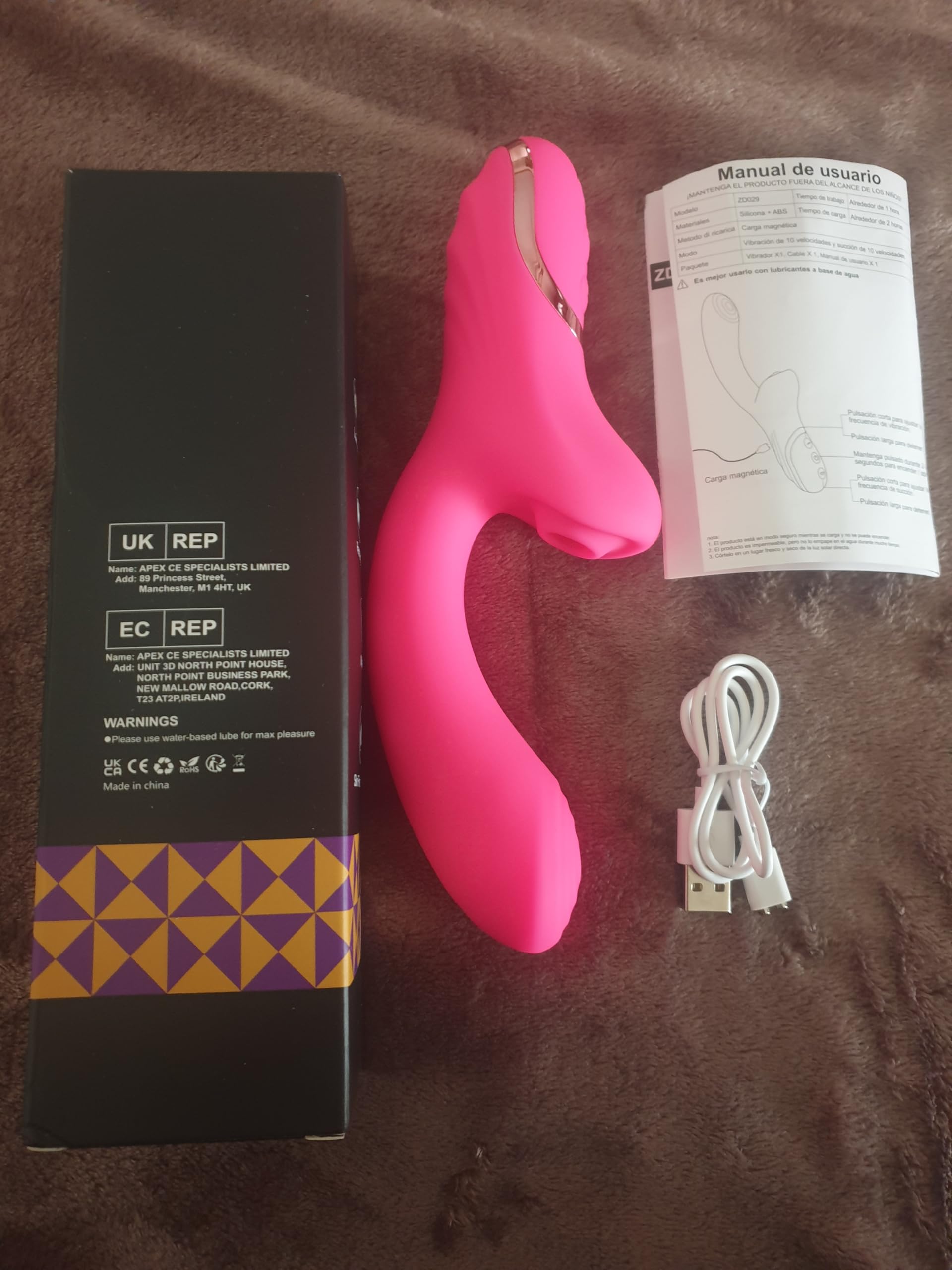 vibrador succionador mas vendido para mujer,juegos eróticos y sexuales,recargable con USB silicona,suave y grande resistente al agua 10 modos de vibración × 10 Modos Más vendido xxl