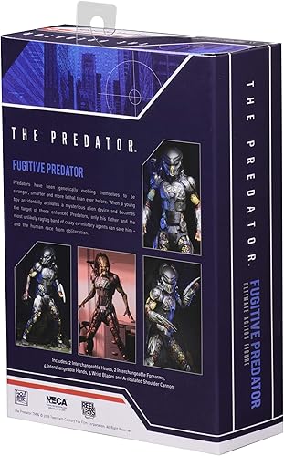Miniatura 5 de NECA - Predator (2018) - Figura de acción a escala de 7 pulgadas, Ultimate Fugitive Predator