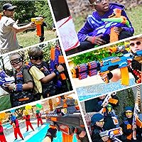 Vista 6 de BOROLA Cargador curvado de 15 dardos, clip de recarga rápida curvado de plátano de repuesto compatible con pistolas de juguete Nerf Elite