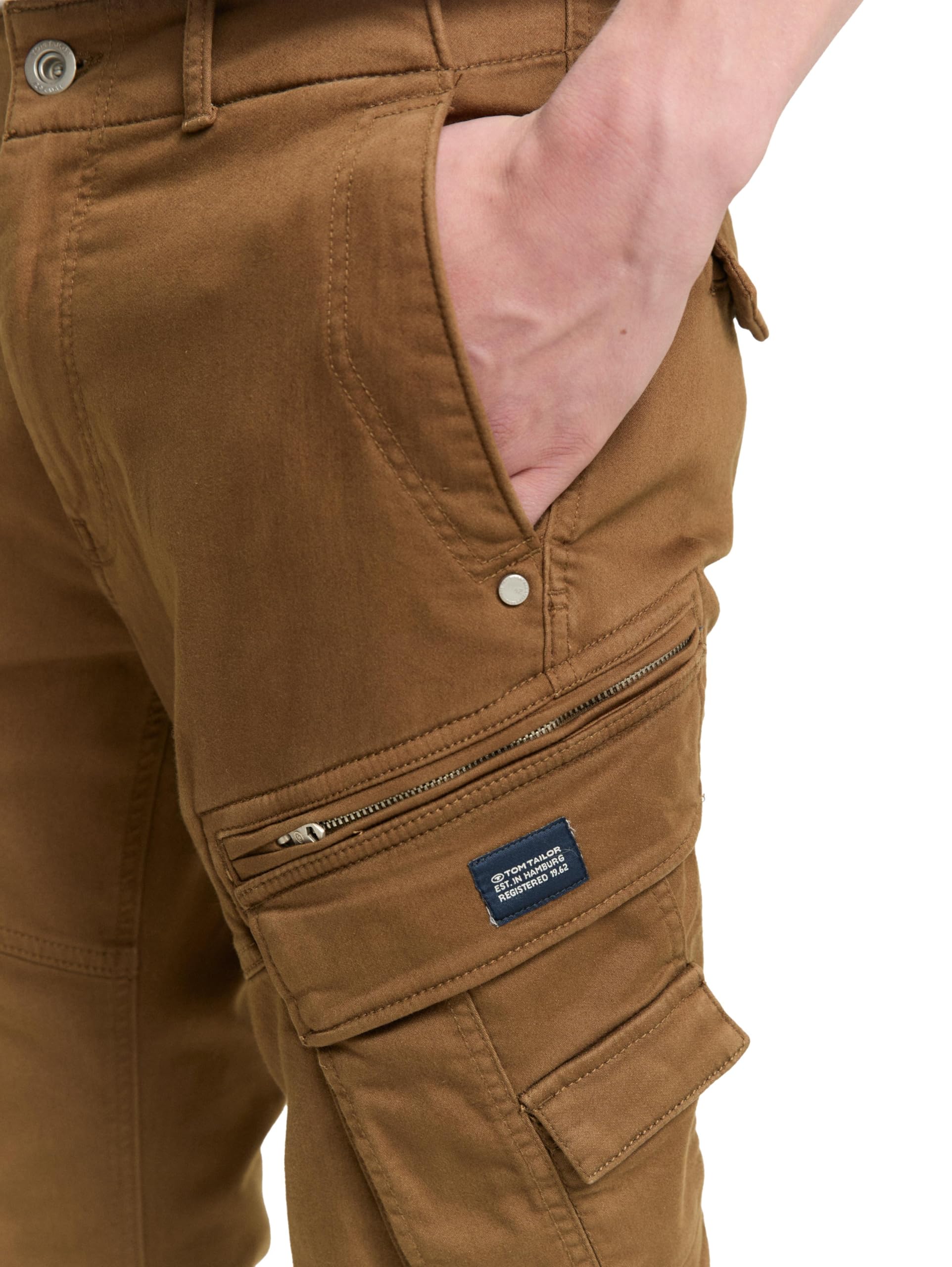 TOM TAILOR Herren Tapered Cargo Hose mit Stretch 1049438