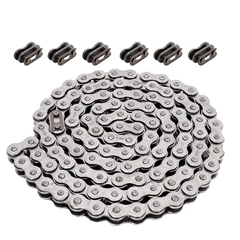 RUTU 415H Chain 110L Links with 6 Master Links for 2-Stroke Bicycle