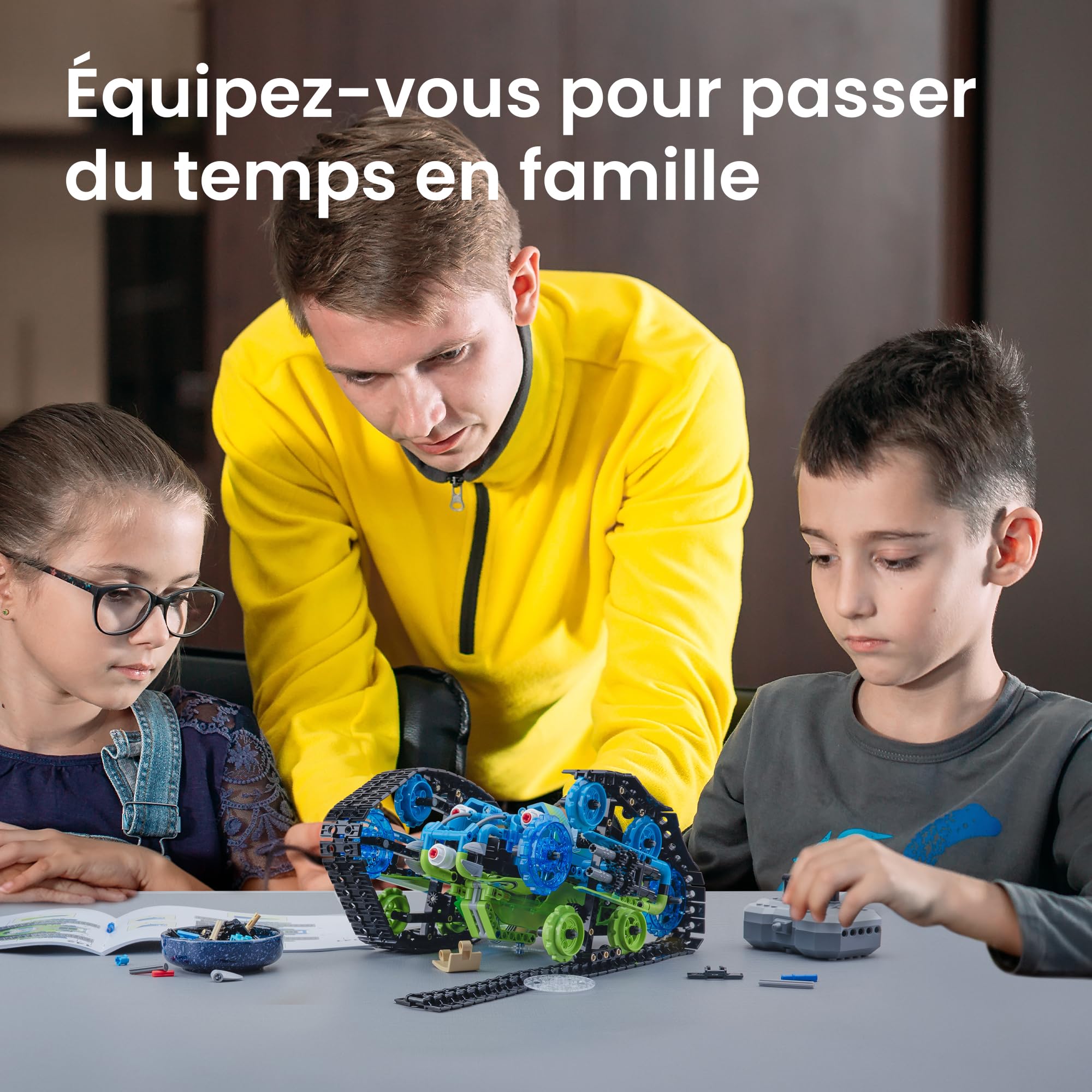 Sillbird Robot Kit Technic programmable 3 en 1 avec App et Télécommande, 662 pièces pour Enfants 8-12+ Ans
