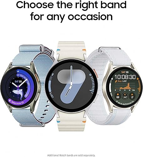 Miniatura 10 de Samsung Galaxy Watch 7 44mm Bluetooth AI Smartwatch w/Energy Score, Wellness Tips, Heart Rate Tracking, Sleep Monitor, Fitness Tracker, 2024, Silver