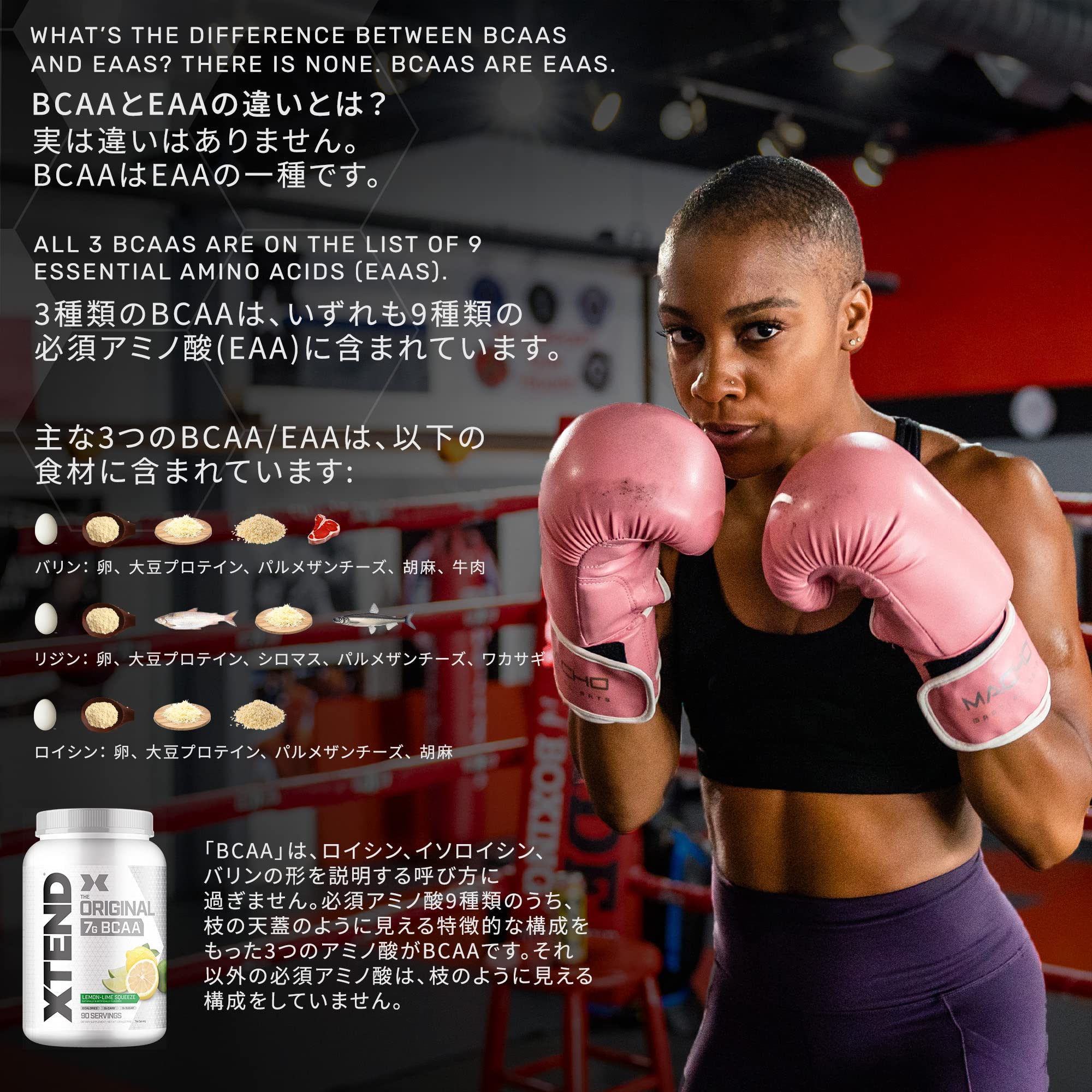 国産品 2点セット/BCAA 90杯分.漏斗タブレット入れ エクステンド