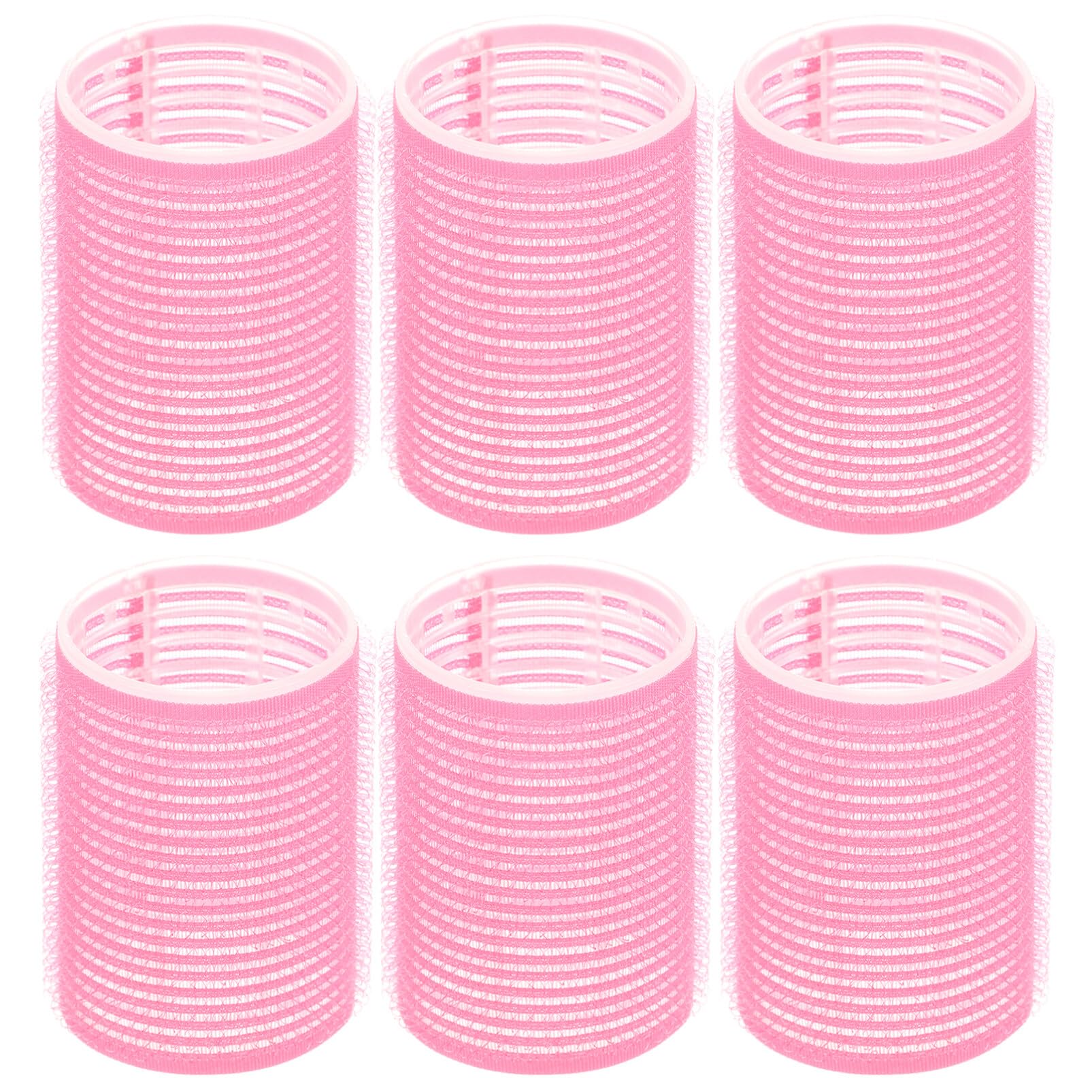 FOMIYES Hair Curlers Rollers 6pcs Bangs Hair Roller Set Hair Styling Curler Rollers Hair Curler Clips Self-adhesive Hair Volume Grip Scroll Wheel Roll for Women Ladies Medium
