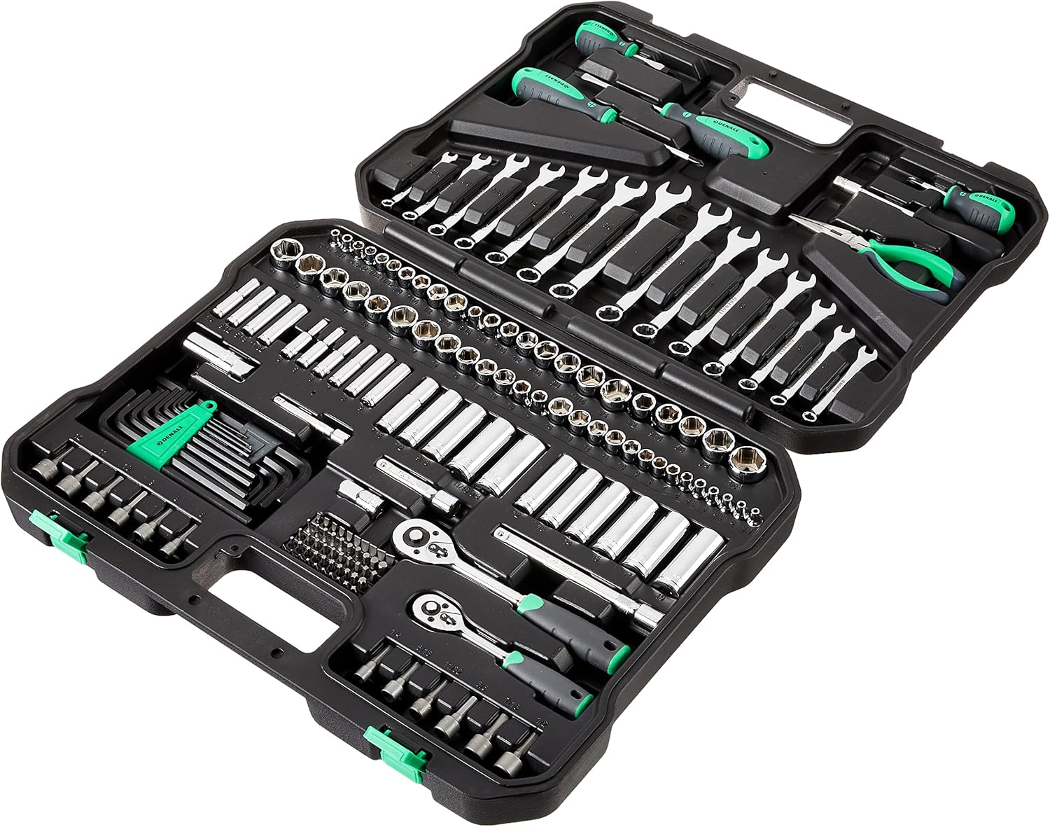 Amazon Brand Denali 200Piece AllPurpose Tool Kit and Socket Set