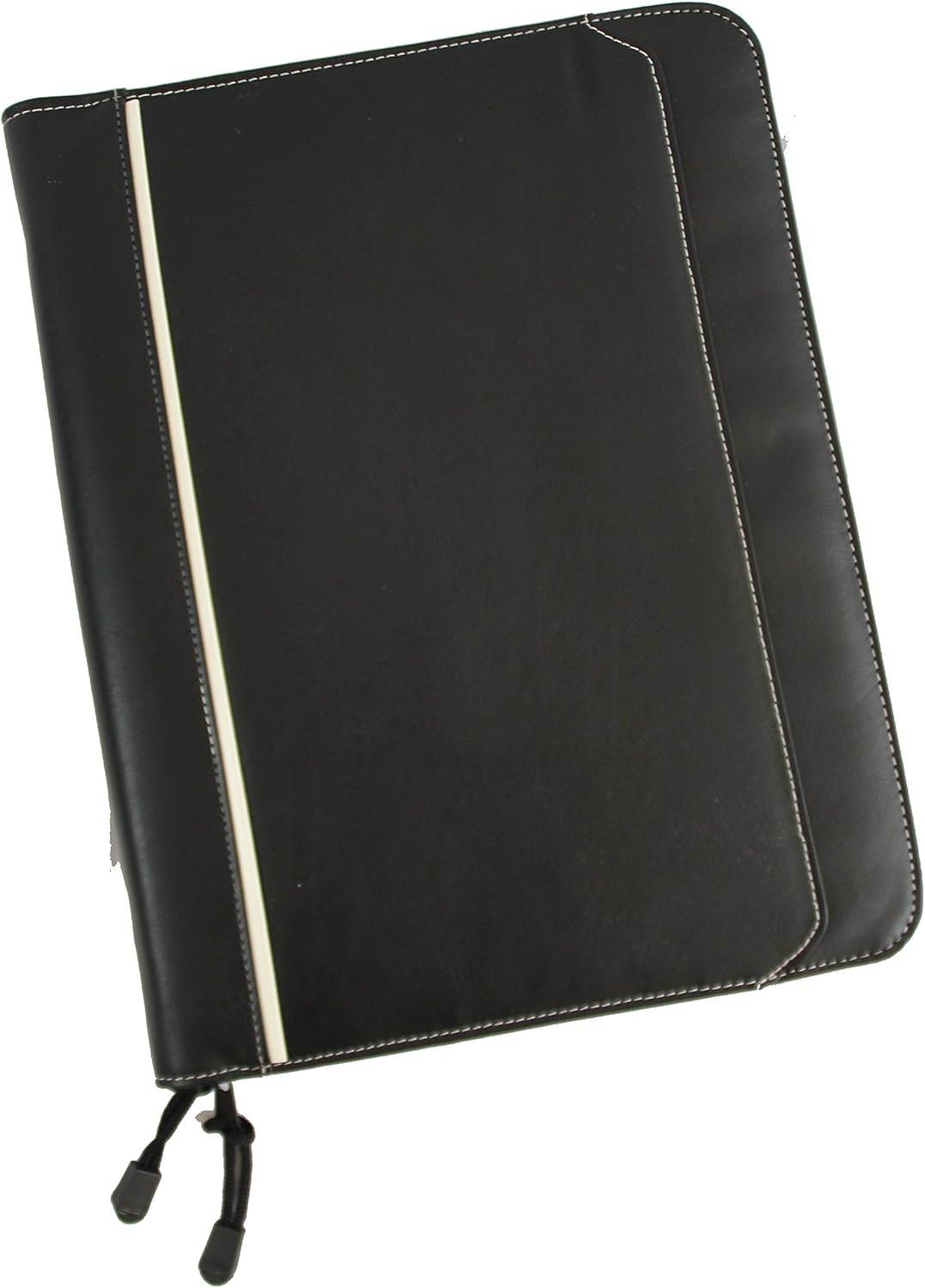 SmartTravel4Less Excutive Leatherette Zippered Around 3 Rings Binder Padfolio : Office Products