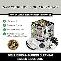 Vista 14 de Drillbrush Accesorios para barcos – Kit de limpieza de kayak – Kit de cepillo de limpieza de barco – Accesorio de cepillo de fregado marino