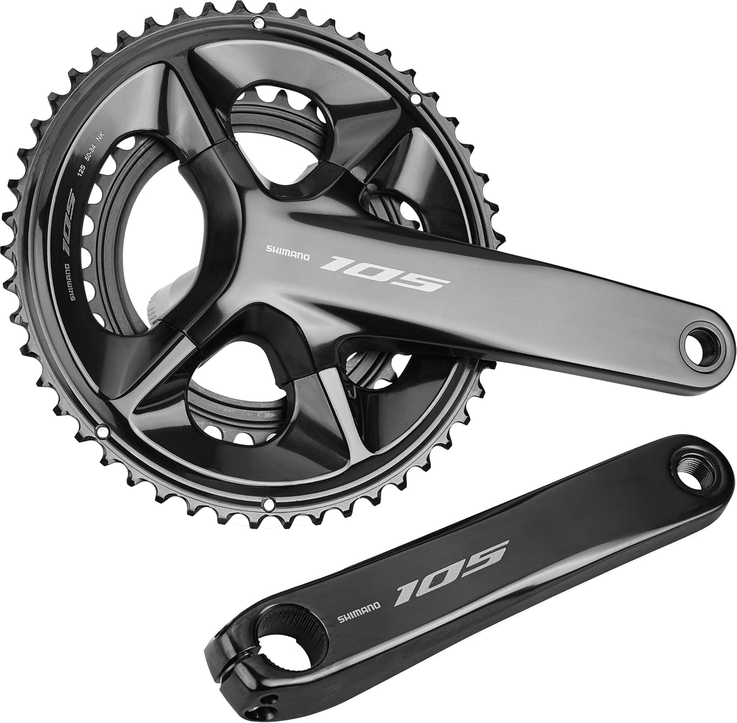 Amazon.com : SHIMANO Unisex Adult FC-RS520 Crankset 2 x 12-Speed 50-34Z ...