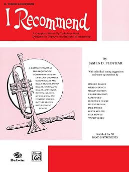 I Recommend: B-flat Tenor Saxophone