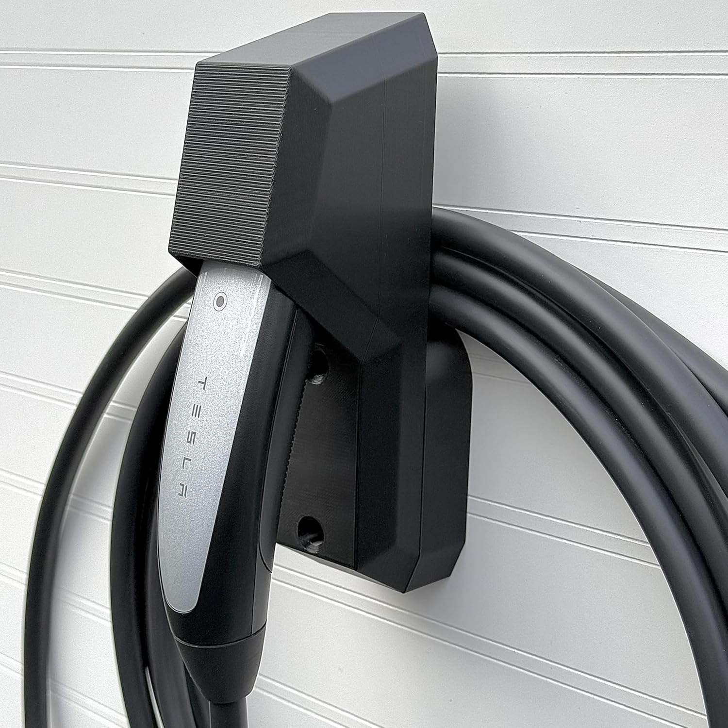 Chargeifier Tesla Charging Cable Organizer with Latch use w/Model S Model 3 Model X Model Y w/Mobile Connector Bracket-Automotive Accessories (Charger Holder)