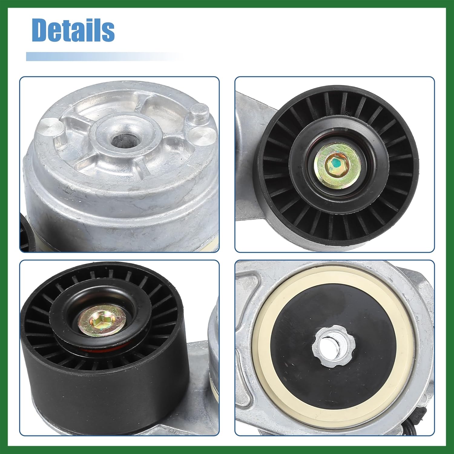 Motoforti Engine Belt Tensioner Pulley Assembly Serpentine Tensioner for Dodge for Ram 2500 3500 5.9L 6.7L 2003-2010 for Ram 2500 3500 6.7L 2011-2024 No.5086958AA Long-lasting