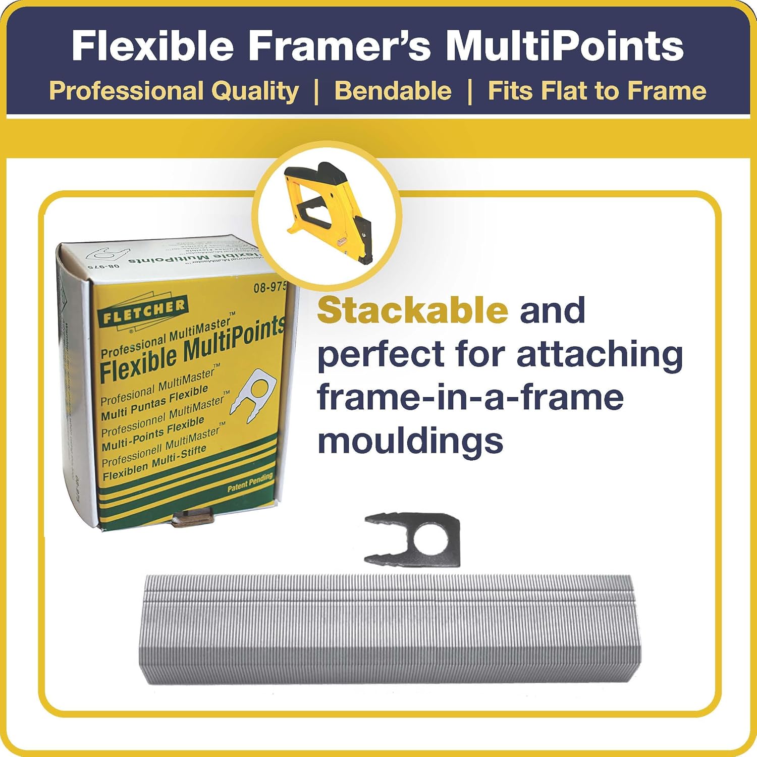 Fletcher® MultiMaster Point Driver Used with Fletcher's MultiPoints-Staples