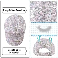 Vista 79 de Peecabe Gorra de béisbol para niños pequeños, unisex, de algodón, ajustable, para bebés, niños, gorra de béisbol para niñas de 1 a 5 años