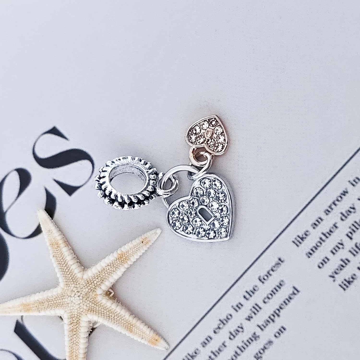 Silver Love Heart Charm for Bracelets Infinity Heart Dangle Charm Bead fit Bracelet Necklace Christmas Mother's Day Birthday Jewelry Gifts for Women - Image 2