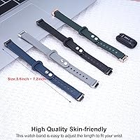Vista 6 de Bandas de cuero compatibles con Fitbit Inspire 3 pulseras para mujeres y hombres, correa impermeable de repuesto de cuero genuino para reloj