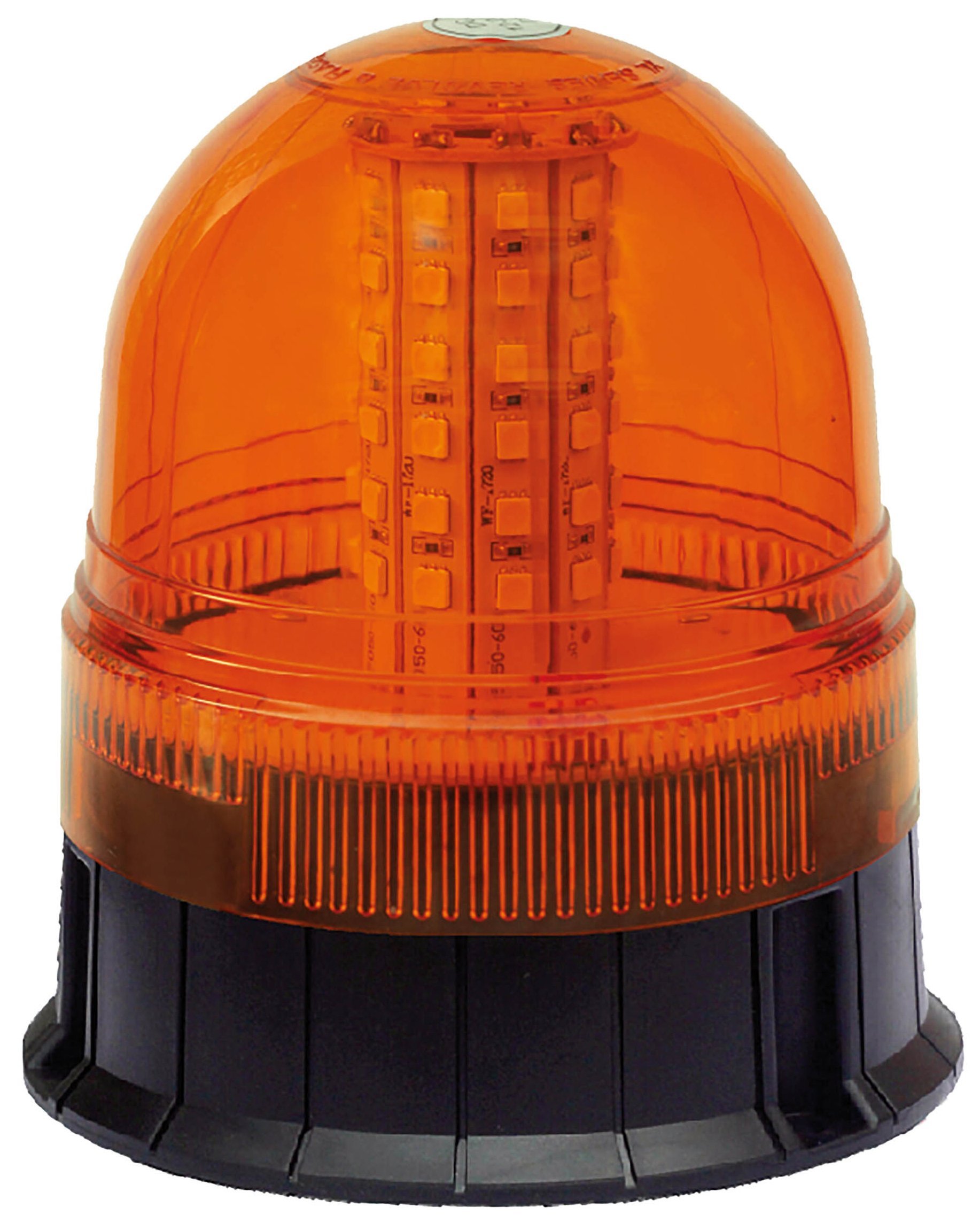 Maypole 12/24V 40x3W LED Amber Flashing Warning 3 Bolt Fixing Beacon Vans, Tractors, Recovery Vehicles, Forklifts