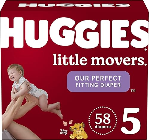 Pañales de bebé talla 5 58 unidades Huggies Little Movers
