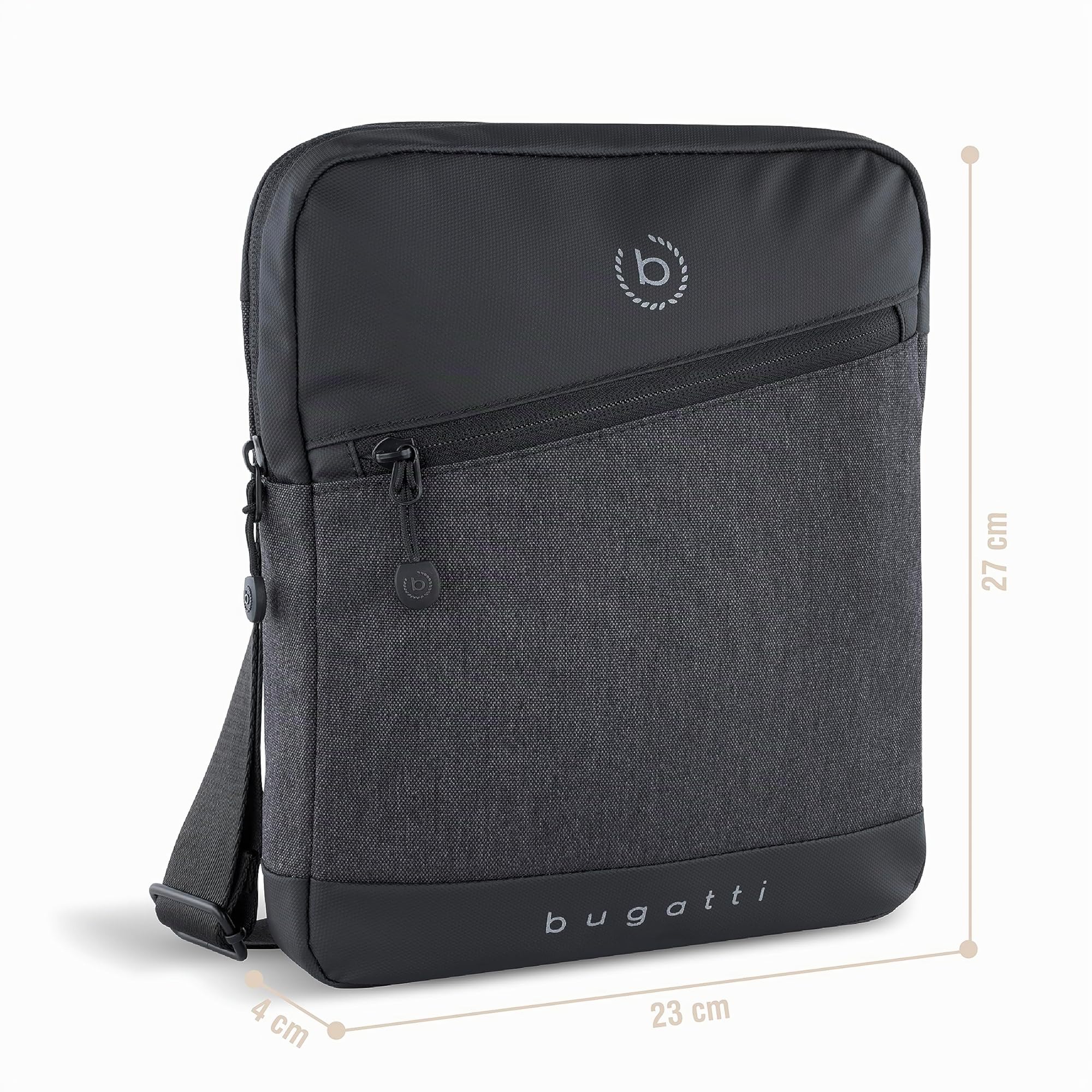 bugatti Borsa a tracolla Universum da uomo, borsa a spalla in XS o S