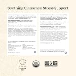 Yogi Tea - Soothing Cinnamon Stress Support Tea (3 Pack) - With Ashwagandha and Passionflower- Caffeine Free Organic Herbal Tea - 48 Tea Bags
