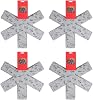 12 Piece Pot and Pan Protector Set for Cookware Protector Dividers to Prevent Scratching Separating and Damage 3 Sizes 15/14/10 Diameter