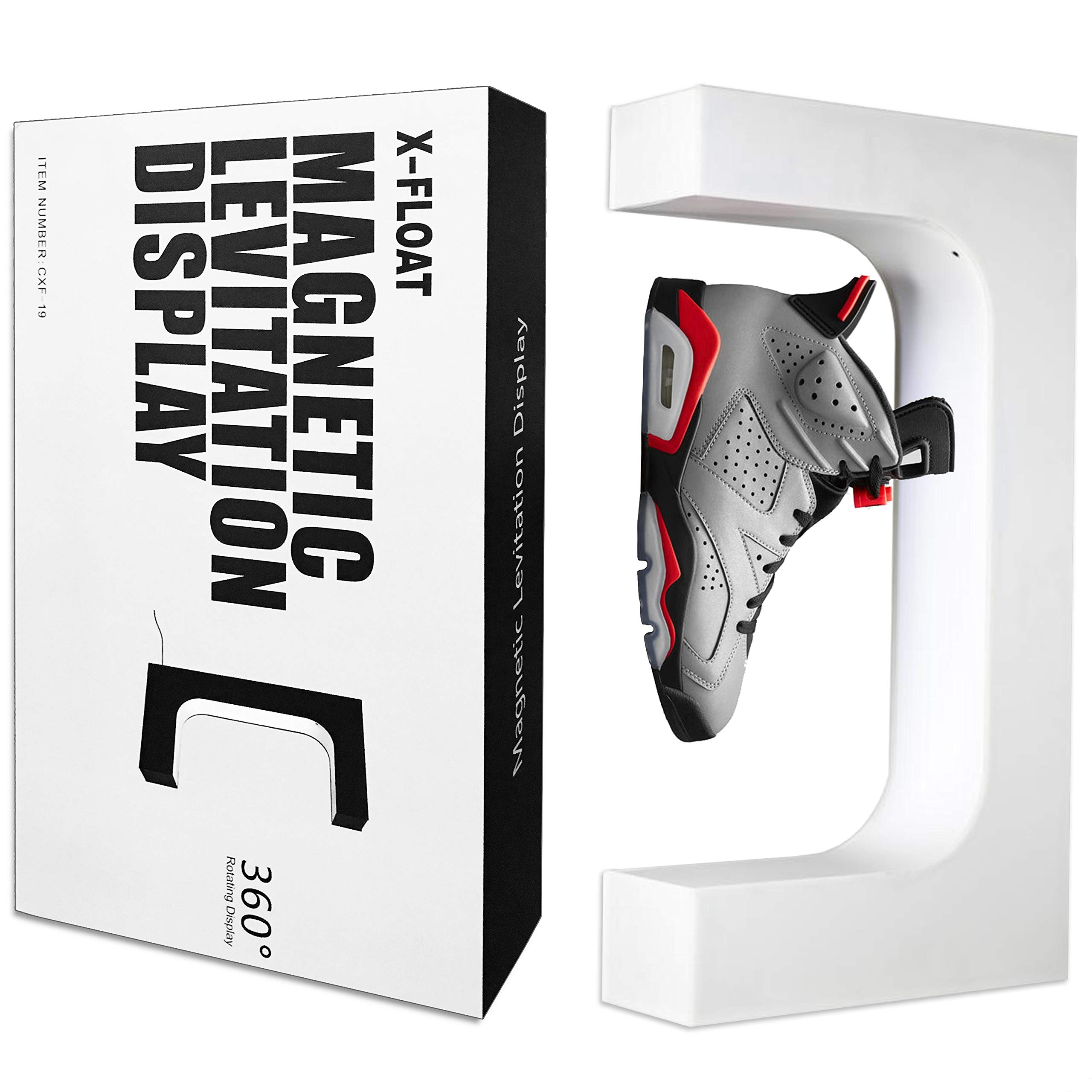 X-FLOAT Levitating Shoe Display Floating Sneaker Stand (White)